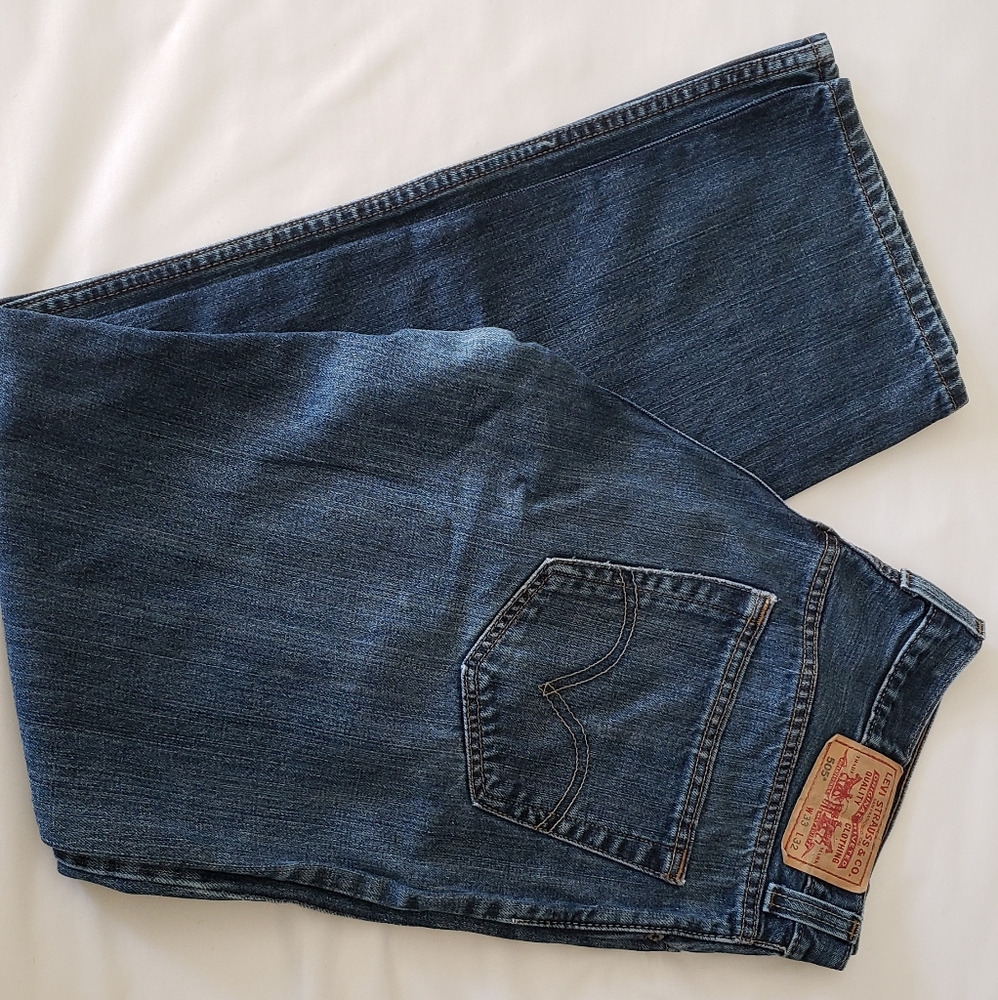 505 Levi's Blue Jeans